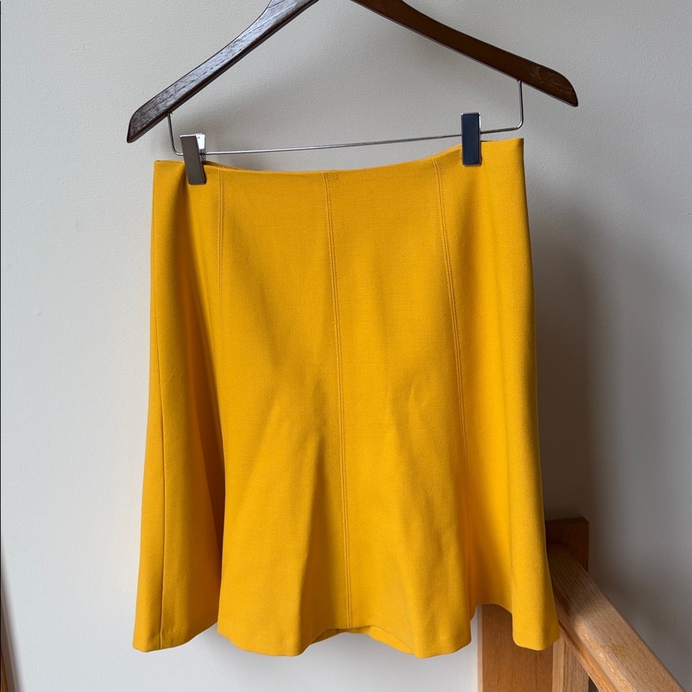 Brooks Brothers Red Fleece Gold Skater Skirt Fit & Flare 8 - 10 NWT
